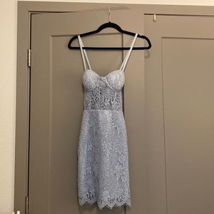 NBD x Naven Lilia Dress in Ice Blue XS
